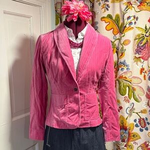 Pink Velvet Blazer